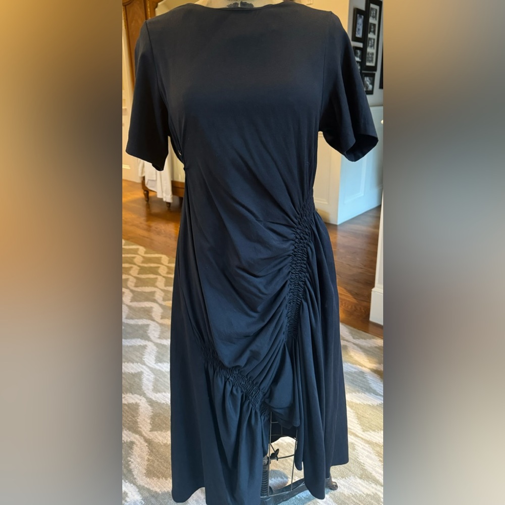 Black cotton dress H-4 medium